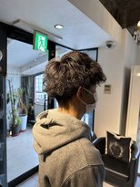 アイズ 海老名(AIZU)&nbsp;メンズカット波巻きスパイラルパーマ波巻きパーマツイストパーマ