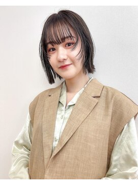 バサ 久米川店(BASSA) ストレートボブ/質感再生カラー