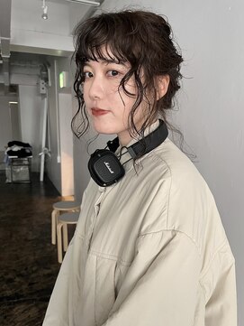 ニカ(NICA) 【NICA】ニュアンスパーマロングパーマヘアアレンジ