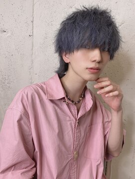 ネクストネオ 静岡(NEXT NEO) NEXT静岡NEO【櫻田】ネイビージュ　マッシュウルフ