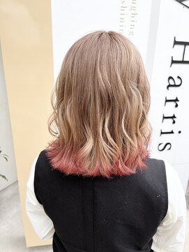 メアリーハリス(Mary Harris) 【Mary Harris】ピンクベージュ×ピンクグラデーションカラー