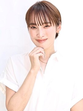 ヘアメイク フレンシア(hair make flencia) ショートマッシュ耳掛けヘア