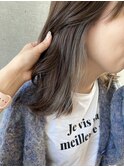 シルキーベージュ イヤリングカラー♪ミディアム