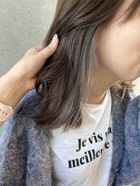 アチーブ ヘア デザイン(achieve hair design) シルキーベージュ イヤリングカラー♪ミディアム