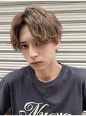 スパイラルパーマツイストパーマメンズパーマセンターパート