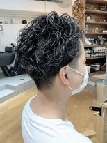 カレン 銀座(Karen)&nbsp;マッシュパーマ/アッシュブラック/波巻き［日比谷］