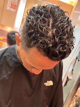 銀座マツナガ 浅草店 【髪質改善】スパイラルパーマ/プードル/フェード/アップバング