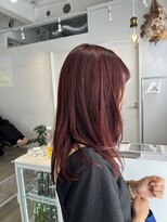 ロカ 表参道(loka)&nbsp;レッドブラウン[表参道/髪質改善/ハイライト/インナーカラー]