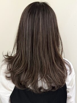 ネイロ バイ ジルブラン 葛西(NeiRo by JIL BLAN) ハイライト白髪ぼかしダブルカラーインナーカラーショートボブ