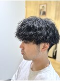 マッシュ×ソフトツイストパーマ