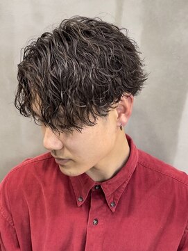 メンズヘアセンス 渋谷(MEN'S HAIR SENSE) 【お客様メンズヘア】波巻きセンターパート［渋谷駅/メンズ］