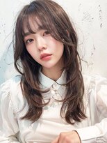 オリンテ バイ レシッド 表参道(orente by rcid)&nbsp;【池田】大人韓国美髪イメチェン顔周りカットラベンダーベージュ