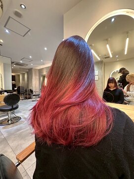 ジーナ 渋谷神南(Zina) 髪質改善*美髪レッドグラデ*美髪【Zina渋谷神南】