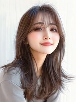 リンクミリ(Link mili)&nbsp;小顔ミニウルフレイヤー/チェリーブラウン/美髪くすみベージュ