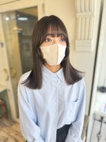 アズーア ヘアーアンドスパ(azure hair&spa)&nbsp;ぱつっとミディアム×小顔姫カット【横浜】