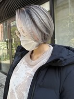 ヌエン 渋谷(NU/EN)&nbsp;妊婦さんにおすすめ！伸びても気にならないバレイヤージュのボブ