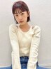 【中田限定】小顔カット＋透明感カラー＋スタイリング　￥7,700