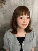 髪質改善カラー透明感ツヤ感