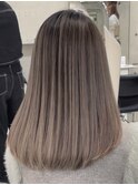 韓国ヘアーハッシュカットレイヤーカットハイライトカラー