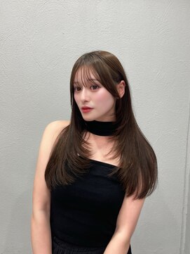 ボタン シブヤ(VOTAN SHIBUYA) 髪/韓国風巻き/マロンベージュ/20代/10代/レイヤーカット