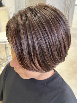 スティロ(stylo) ハイライトカラーグレージュベージュケアブリーチダブルカラー