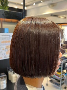 プルースラウンジ(Plus Lounge) 大人ツヤボブミニボブショートボブ30代40代50代