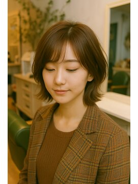 シュシュ(Chou Chou) 大人の柔らか外ハネショートボブ