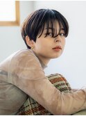 コンパクトなマッシュショート 20代30代40代 3