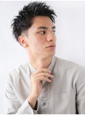 スーツ短髪ツーブロック束感 mizuno