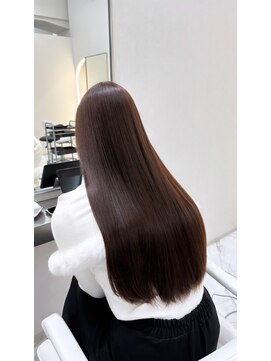 イオエ 表参道(ioe) 黒髪/オリーブグレー/小顔/ココアベージュ/髪質改善/縮毛矯正