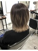 グラデーションカラー外ハネボブ