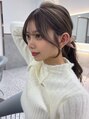 ロール 博多(Role)&nbsp;小顔に見える☆流れる顔周りカット［博多/顔周りカット/福岡］
