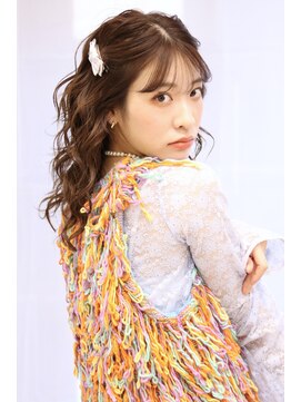 ヘアリゾート ラグーン(hair+resort lagoon) 【10代/20代】ハーフツイン×ミックス巻き★