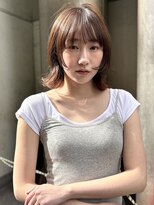 トイロ 渋谷(Toiro)&nbsp;ボブレイヤーボブ切りっぱなしボブ透明感カラーベージュカラー