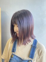 サンズヘアー(3’s hair)&nbsp;＊切りっぱなしボブ×ピンクブラウン＊