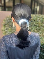 カインド 南青山(hair&make up KIND)&nbsp;参列向けタイトポニーテール