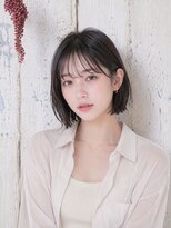 ワゴンバイアフロート(Wagon by afloat) 韓国風ボブ×シースルーバング20代30代40代丸顔面長池袋