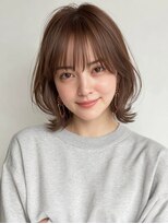 ラ ブーケ 大垣店(La Bouquet)&nbsp;ダークパープル/ナチュラルショート/ミルクブラウン/夏/大垣