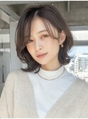 【顔タイプソフトエレガント】くびれレイヤーボブ