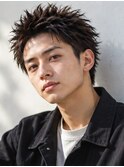 スパイキーショート/刈り上げ/ツーブロック/メンズ/men's/仙台