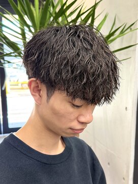グラム 京都河原町(gram.) パーマメンズよ！シャドウパーマ
