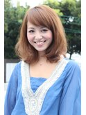 ウエイト低めのふわパーマ