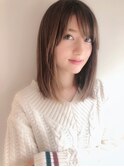 伸ばしかけボブ_ミニマムボブジグザグバング