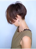 【morio池袋】大人かわいい刈り上げ前下がりショート♪