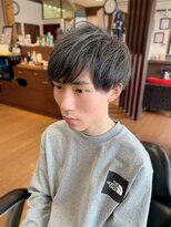 ヘアーワークス ブレーヴ(HAIR WORKS BRAVE)&nbsp;アッシュグレーマッシュ