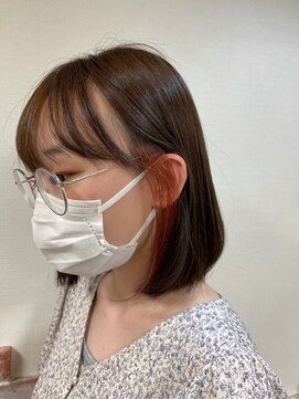 ルフレ 新宿本店1st(Reflet) 《イヤリングカラー》#新宿#新宿三丁目#髪質改善