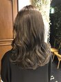 ラックスビー スカイ 大阪梅田店(LUXBE SKY) 白髪ぼかし*ナチュラルハイライト