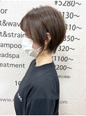 【morio】札幌ショート　大人かわいい透け感耳かけショート