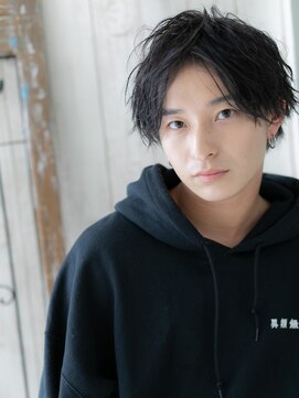 メンズヘア ビーセカンド 草加店(MENS HAIR B-2) 爽やかこなれヘアモテ髪ミックスパーマN草加