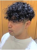 スペインカール外国人風パーマプードルパーマメンズパーマ